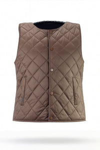 Saeff® SubtArmor Level 1 Stab-Resistant Adjustable Waist Puffer Vest (Brown)