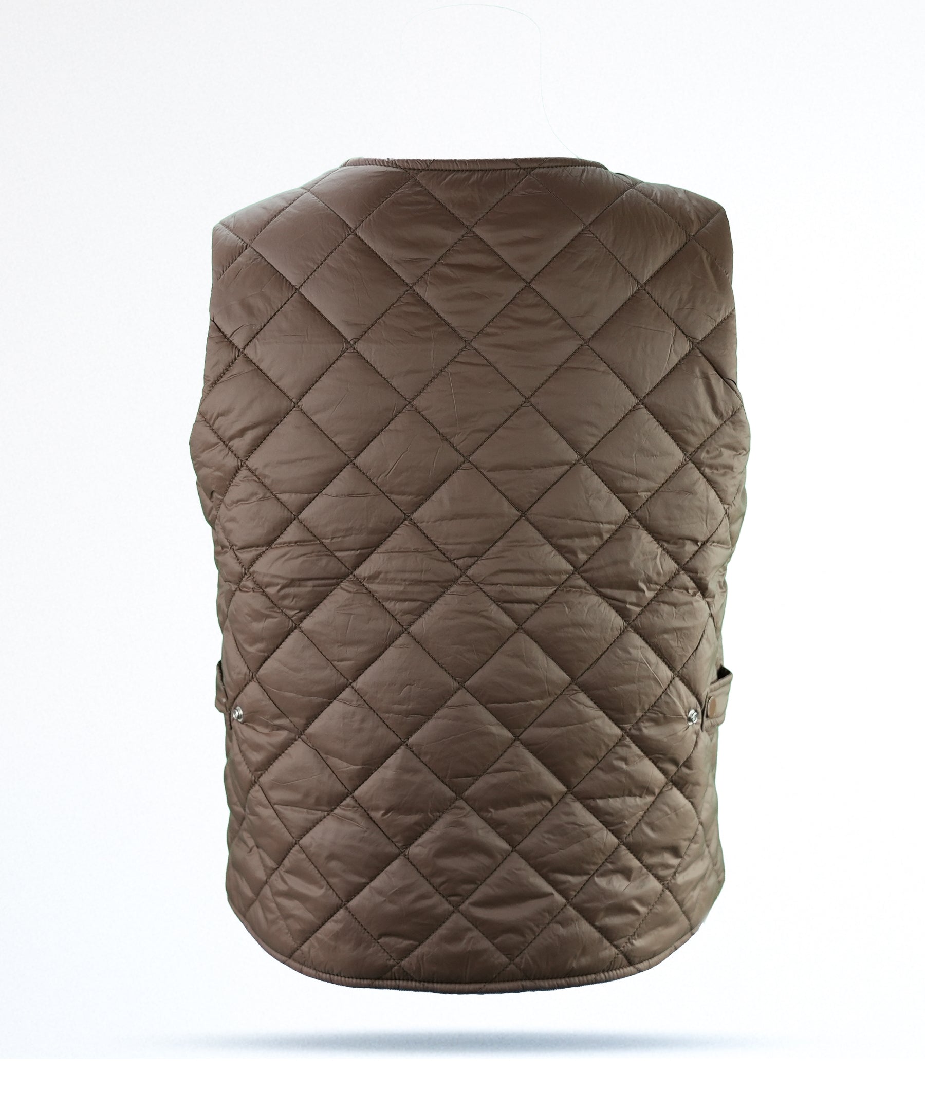 Saeff® SubtArmor Level 1 Stab-Resistant Adjustable Waist Puffer Vest (Brown)