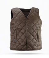 Saeff® SubtArmor Level 1 Stab-Resistant Adjustable Waist Puffer Vest (Brown)