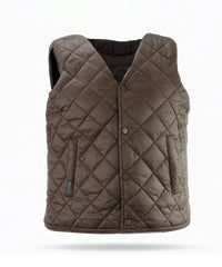 Saeff® SubtArmor Level 1 Stab-Resistant Adjustable Waist Puffer Vest (Brown)